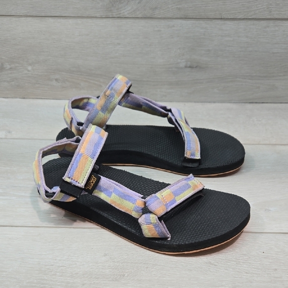 Teva Women's Original Universal Multicolor Sandals Hook&loop Sandals Shoes Sz 7 - Picture 1 of 9